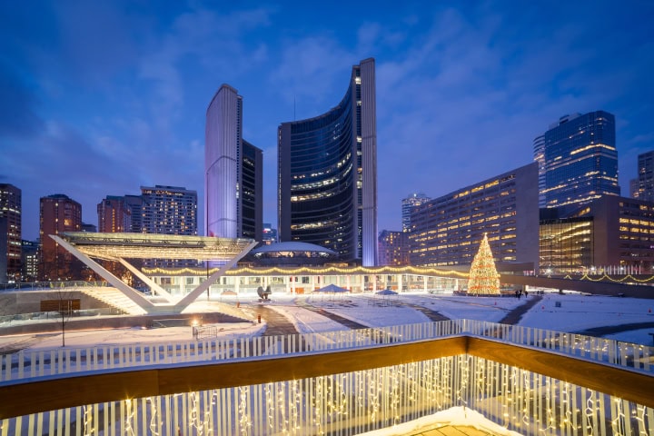 Spring Thaw – Nathan Phillips Square Toronto Spring Thaw - Nathan Phillips Square Toronto